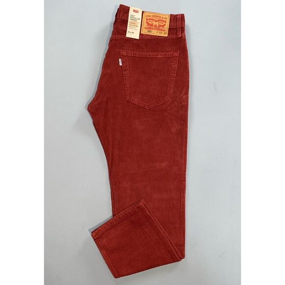 Levi's 502 Regular Taper Fit Stretch Medium Wale Corduroy Pants, Cords. 33X29. - Picture 1 of 8